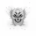 covinhas mob psycho tattoo design idea