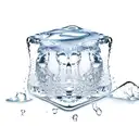 melting ice cube tattoo design idea