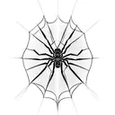 Spider Web tattoo design idea