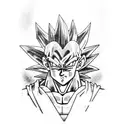 dragon ball z tattoo design idea