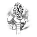 dragon ball z tattoo design idea