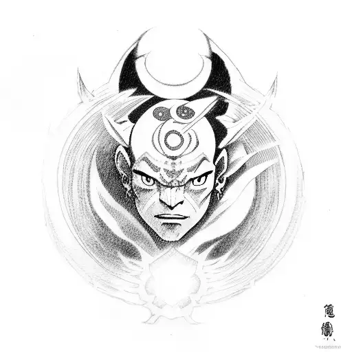 avatar the last airbender in traditional japanese tattoo design idea