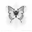 Butterfly effect tattoo design idea
