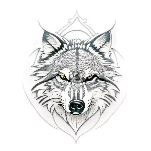 lobo tattoo design idea