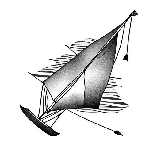 Boat Sail wo merge with my existing tattoo  tattoo design idea