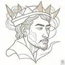 king Baldwin tattoo design idea