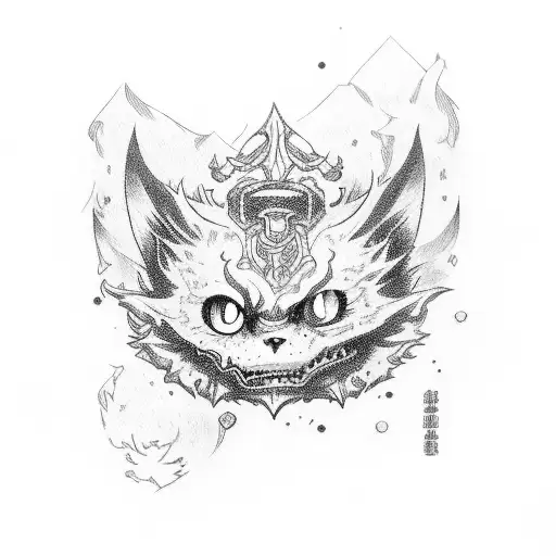 rin okumura from blue exorcist  tattoo design idea