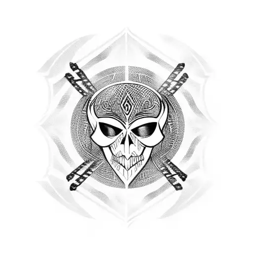  Phantom troupe spider tattoo design idea