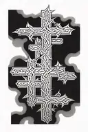 three crosses  tattoo design idea