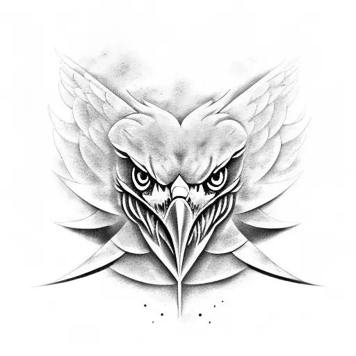 eagle wings vene vidi vici tattoo design idea