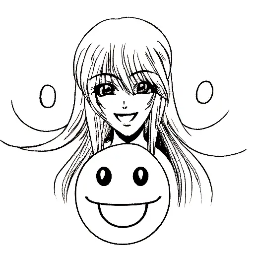 smiley face tattoo design idea