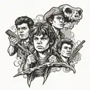 goonies inspired tattoo tattoo design idea