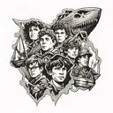 goonies inspired tattoo tattoo design idea