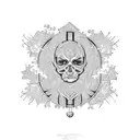 Autism Awareness puzzles with the word Tabitha tattoo design idea