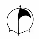 umbrella tattoo design idea