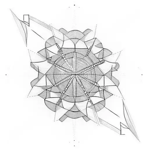 Snare drum, stave tattoo design idea