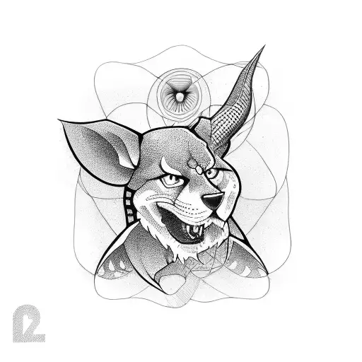 lucky 24 tattoo design idea