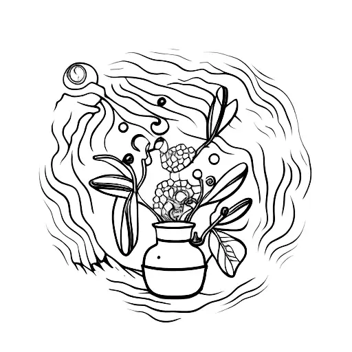 pecan  tattoo design idea