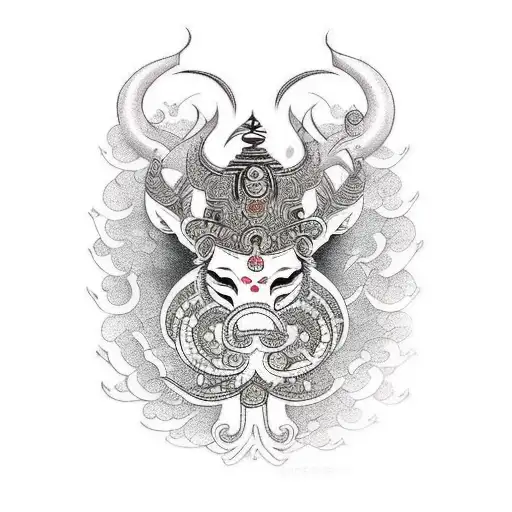 Hindu Gods tattoo design idea
