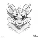 disney characters  tattoo design idea