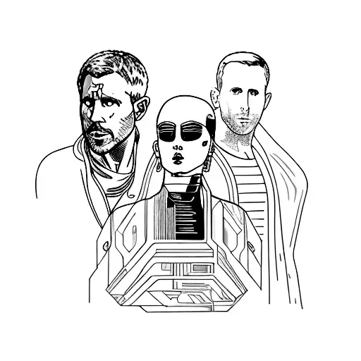 Blade Runner 2049 car tattoo design idea