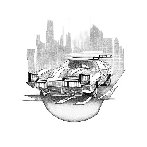 Blade Runner 2049 car tattoo design idea