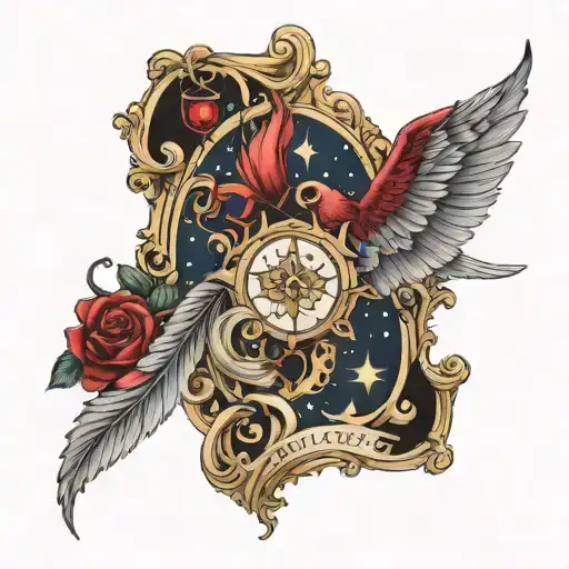 fantasy book related acotar and fourth wing tattoo tattoo design idea