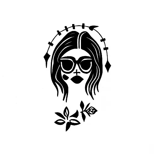 Name "Eva Miranda" tattoo design idea