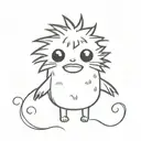 Studio Ghibli soot sprite tattoo design idea
