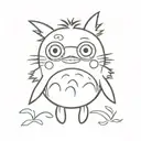 Studio Ghibli soot sprite tattoo design idea