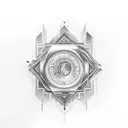 Design a unique and visually captivating tattoo incorporating the date 11/09/2001. Create a letterform design that elega tattoo design idea