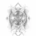 Design a unique and visually captivating tattoo incorporating the date 11/09/2001. Create a letterform design that elega tattoo design idea