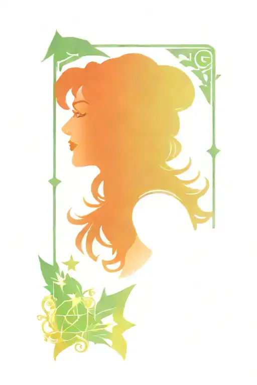 Sailor Jupiter tarot card strength inspired tattoo design idea