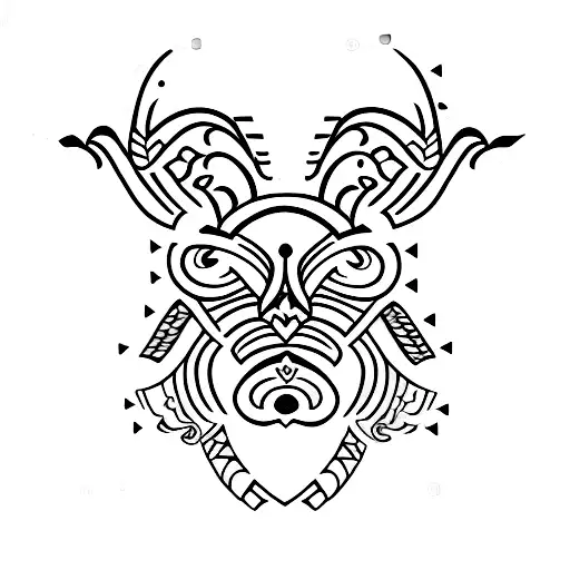 forearm band tribal tattoo design idea