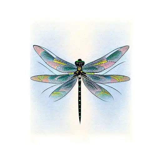 Dragonfly tattoo design idea