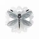 Dragonfly tattoo design idea