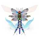 Dragonfly tattoo design idea