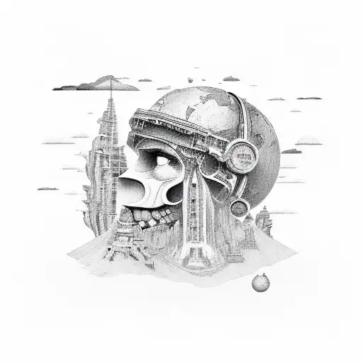 based on the lyrics from traveling man by zach bryan tattoo design idea