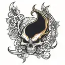 Unbowed, unbent, unbroken tattoo design idea