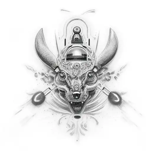 opel astra on miami street tattoo design idea