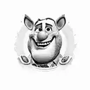 mater from cars on miami street tattoo design idea