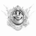 mater from cars on miami street tattoo design idea