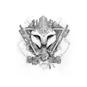 miami street tattoo design idea