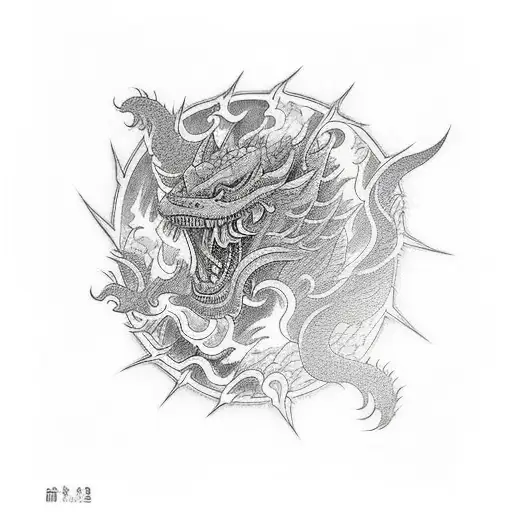 raijin and kaijin tattoo design idea
