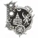 seven deadly sins  tattoo design idea