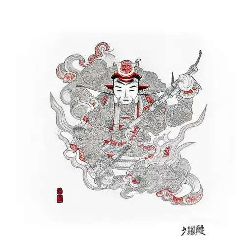 Sukuna's Shrine tattoo design idea