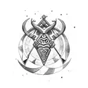 S sagittarius tattoo design idea