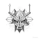 S sagittarius tattoo design idea