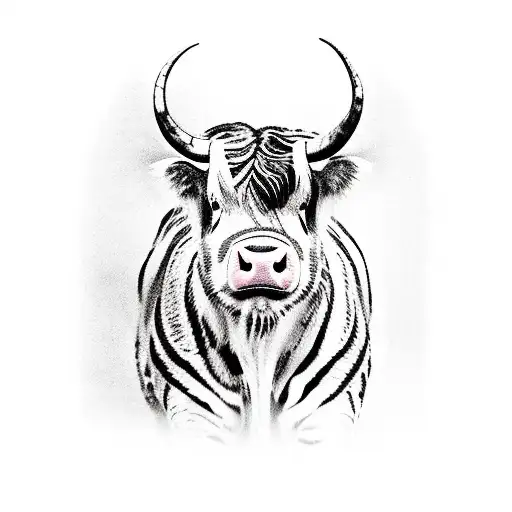 highland cow, snake, tiger, horse, rooseter,pig, monkey tattoo design idea