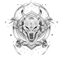 strength quotes tattoo design idea